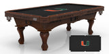 Miami Hurricanes Pool Table