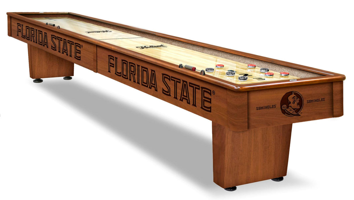 Florida State Seminoles Laser Engraved Shuffleboard Table