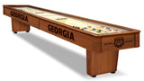 Georgia Bulldogs Laser Engraved Shuffleboard Table