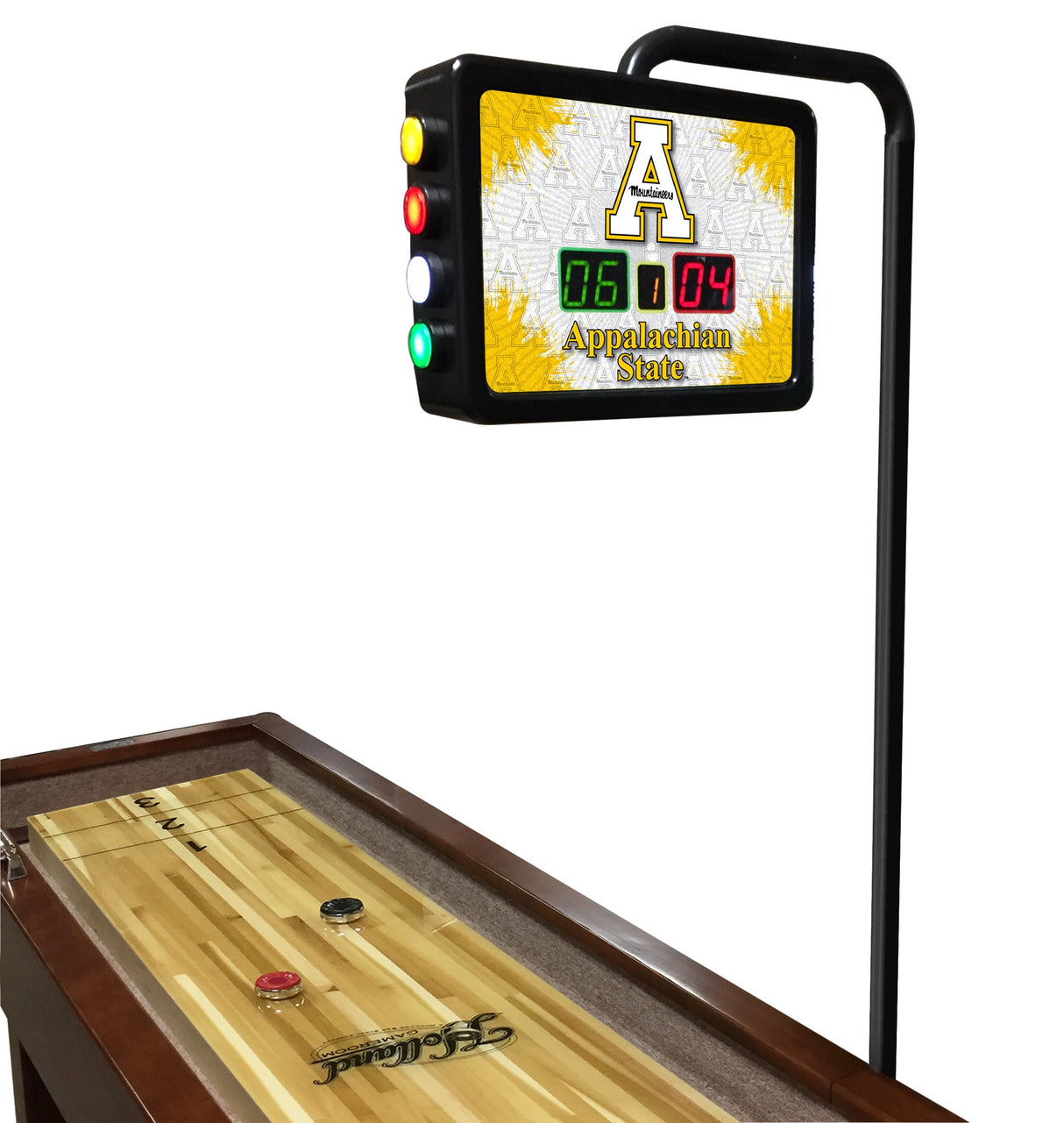 Appalachian State Laser Engraved Shuffleboard Table