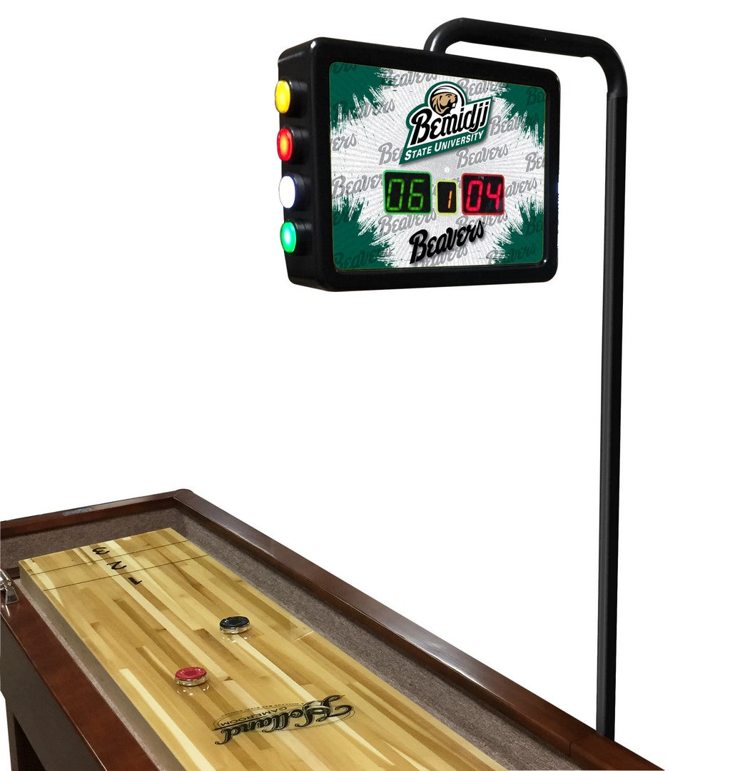 Bemidji State Beavers Laser Engraved Shuffleboard Table