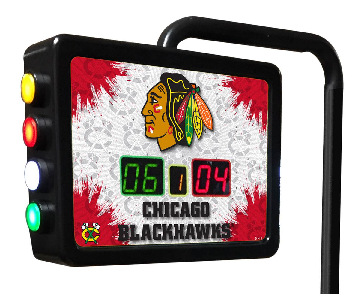 Chicago Blackhawks Laser Engraved Shuffleboard Table