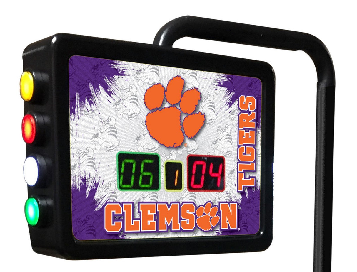 Clemson Tigers Laser Engraved Shuffleboard Table