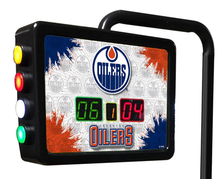 Edmonton Oilers Laser Engraved Shuffleboard Table