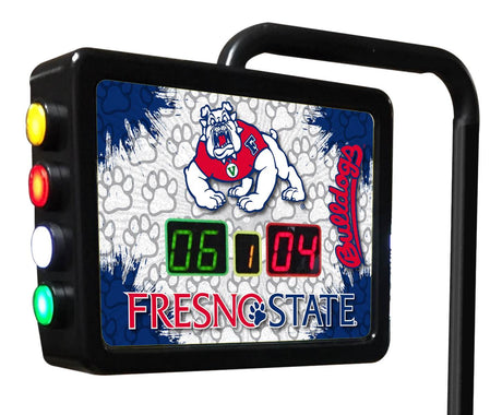 Fresno State Bulldogs Laser Engraved Shuffleboard Table