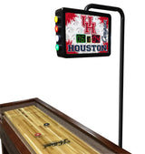 Houston Cougars Laser Engraved Shuffleboard Table