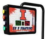 Illinois Fighting Illini Laser Engraved Shuffleboard Table