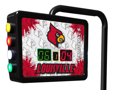 Louisville Cardinals Laser Engraved Shuffleboard Table