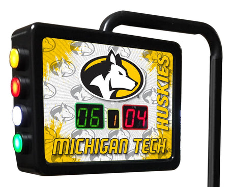 Michigan Tech Huskies Laser Engraved Shuffleboard Table