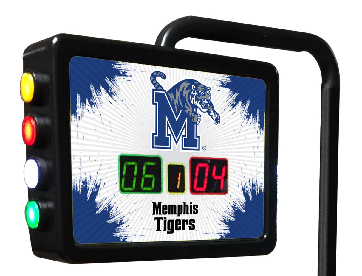 Memphis Tigers Laser Engraved Shuffleboard Table