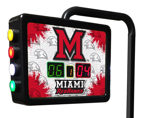 Miami of Ohio RedHawks Laser Engraved Shuffleboard Table