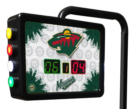 Minnesota Wild Laser Engraved Shuffleboard Table