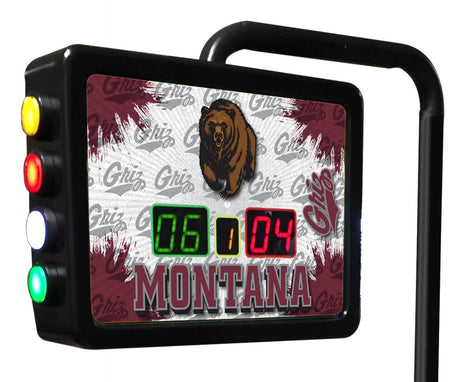 Montana Grizzlies Laser Engraved Shuffleboard Table