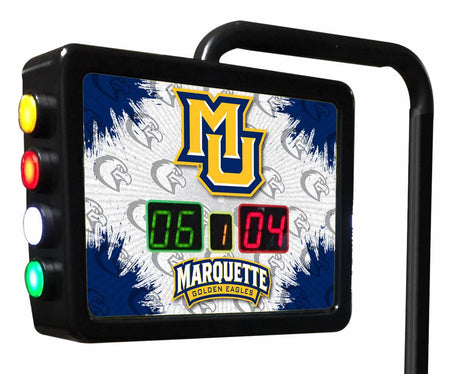 Marquette Golden Eagles Laser Engraved Shuffleboard Table