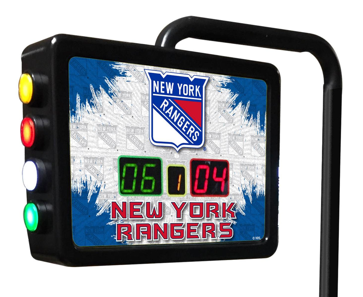 New York Rangers Laser Engraved Shuffleboard Table