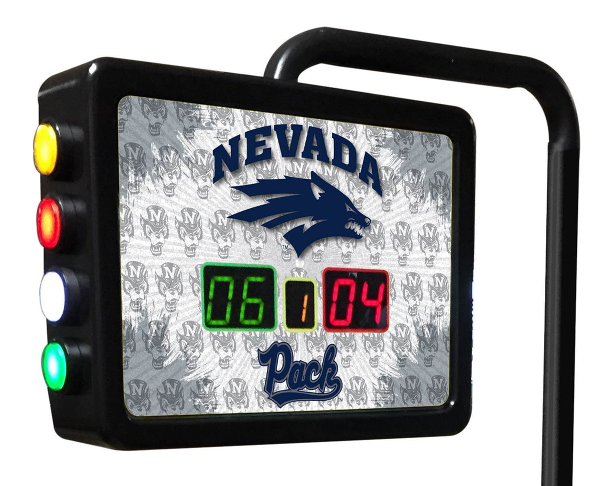 Nevada Wolf Pack Laser Engraved Shuffleboard Table