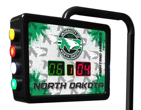 North Dakota Fighting Hawks Laser Engraved Shuffleboard Table