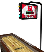 Rutgers Scarlet Knights Laser Engraved Shuffleboard Table