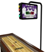 Texas Christian Horned Frogs Laser Engraved Shuffleboard Table