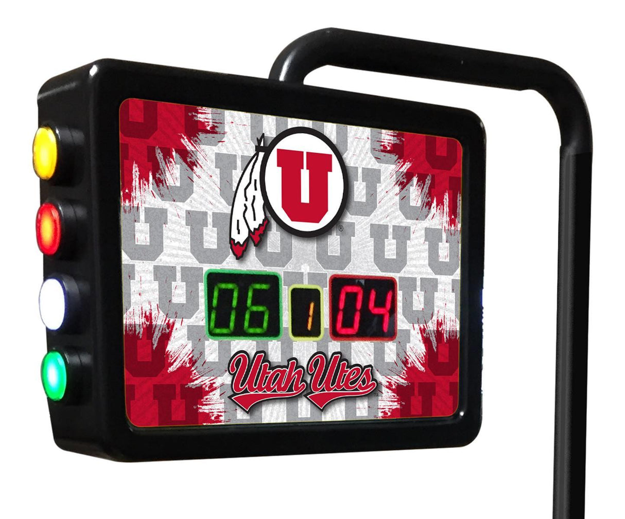 Utah Utes Laser Engraved Shuffleboard Table