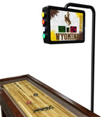 Wyoming Cowboys Laser Engraved Shuffleboard Table