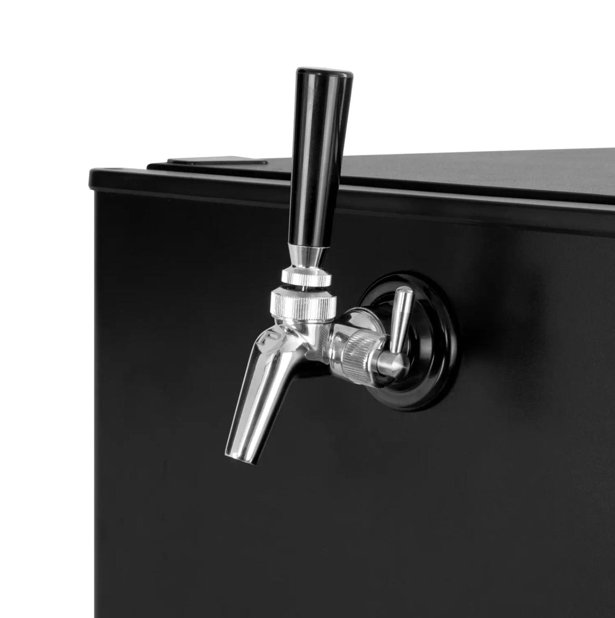 Kegco 17" Wide Carbonated Water Single Tap Black Commercial/Residential Mini Kegerator (HK-46-CW)