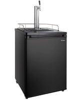 Kegco 24" Wide Cold Brew Coffee Single Tap Black Kegerator (ICK20B-1NK)