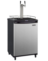 Kegco 24" Wide Homebrew Dual Tap Stainless Steel Commercial/Residential Kegerator (HBK163S-2NK 8 Reviews)