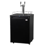 Kegco 24" Wide Kombucha Dual Tap Black Kegerator (KOM30B-2NK)