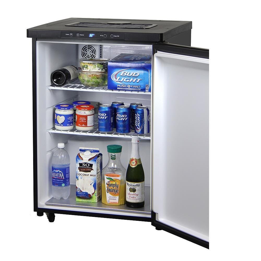 Kegco 24" Wide Kombucha Dual Tap Black Kegerator (KOM30B-2NK)