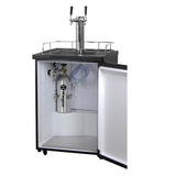 Kegco 24" Wide Kombucha Dual Tap Black Kegerator (KOM20B-2NK)