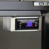 Kegco Full Size Digital Commercial Undercounter Kegerator with X-CLUSIVE Premium Direct Draw Kit - Right Hinge (HK38BSC-1)