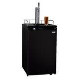 Kegco Javarator Cold-Brew Coffee Dispenser with Black Cabinet and Door (ICK19B-1NK)