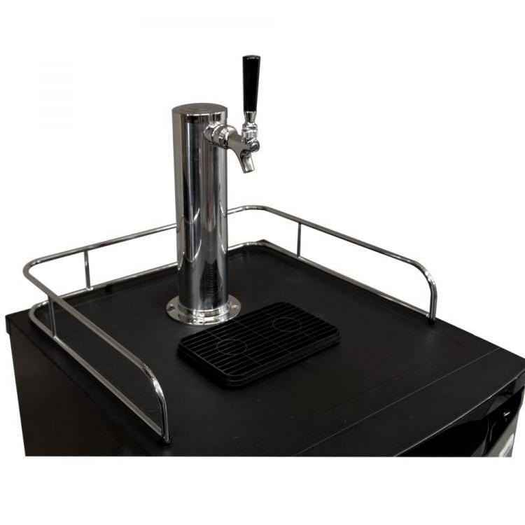 Kegco Javarator Cold-Brew Coffee Dispenser with Black Cabinet and Door (ICK19B-1NK)