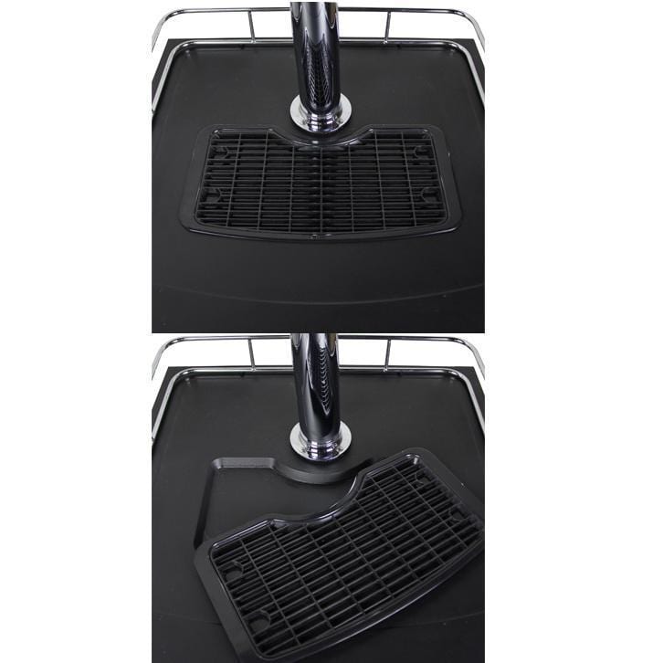 Kegco Triple Keg Tap Faucet Draft Beer Dispenser Kegerator - Black Cabinet with Matte Black Door (K209B-3NK)