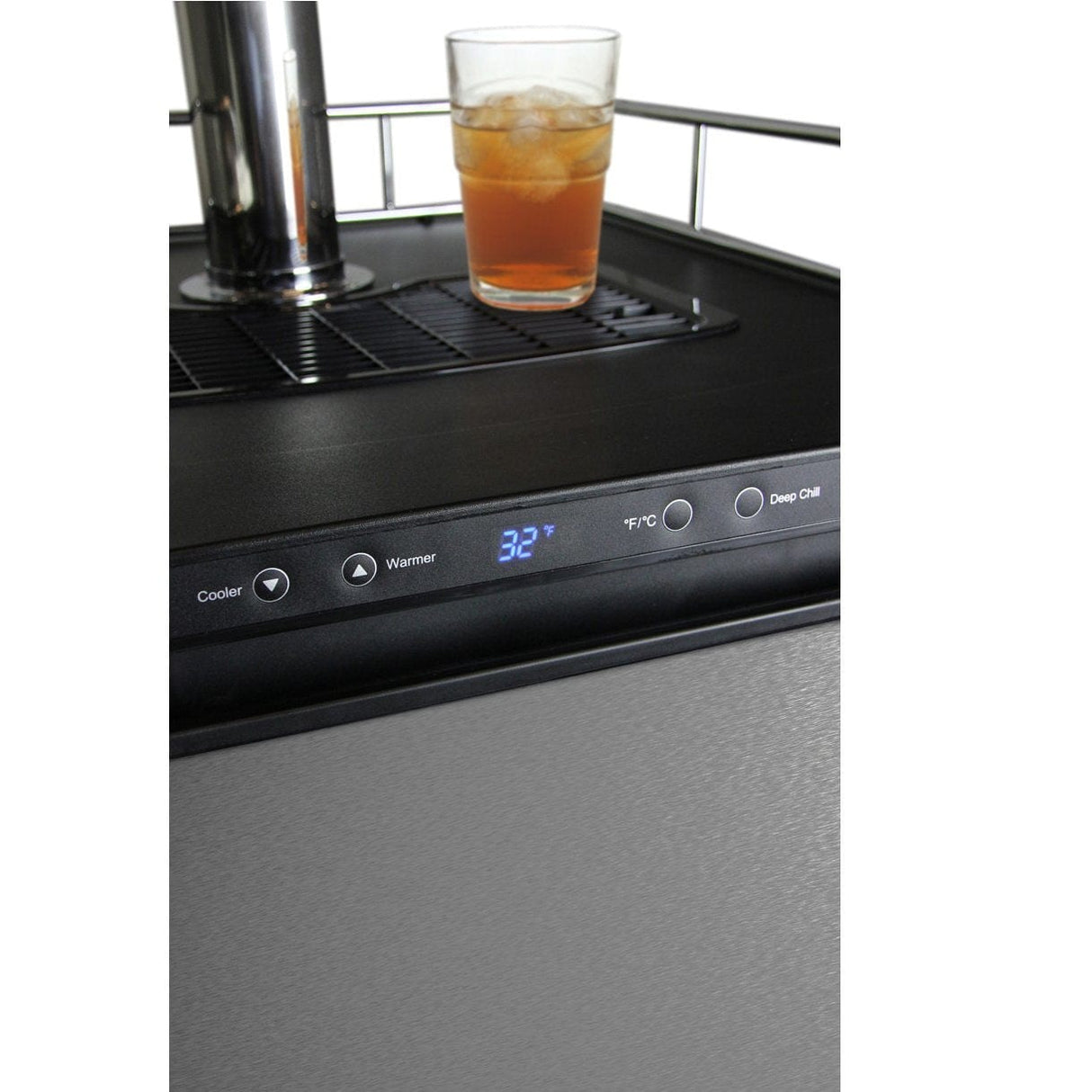 Kegco 24" Wide Kombucha Triple Tap Stainless Steel Kegerator (KOM30S-3NK)