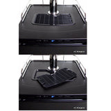 Kegco Three Keg Tap Faucet Digital Kegerator - Black Matte Cabinet and Stainless Steel Door (K309X-3NK)