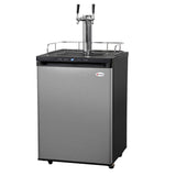 Kegco 24" Wide Kombucha Dual Tap Stainless Steel Kegerator (KOM30S-2NK)