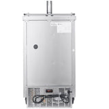 Kegco Two Tap Commercial Kombucharator Kombucha Keg Dispenser - Stainless Steel (KOMC1S-2)