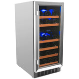 Smith and Hanks RW88DR 32 Bottle Dual Zone Wine Cooler - RE100006