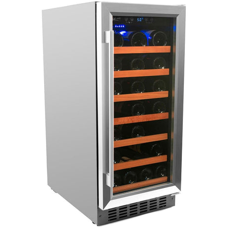 Smith and Hanks RW88SR 34 Bottle Single Zone Wine Cooler - RE100007